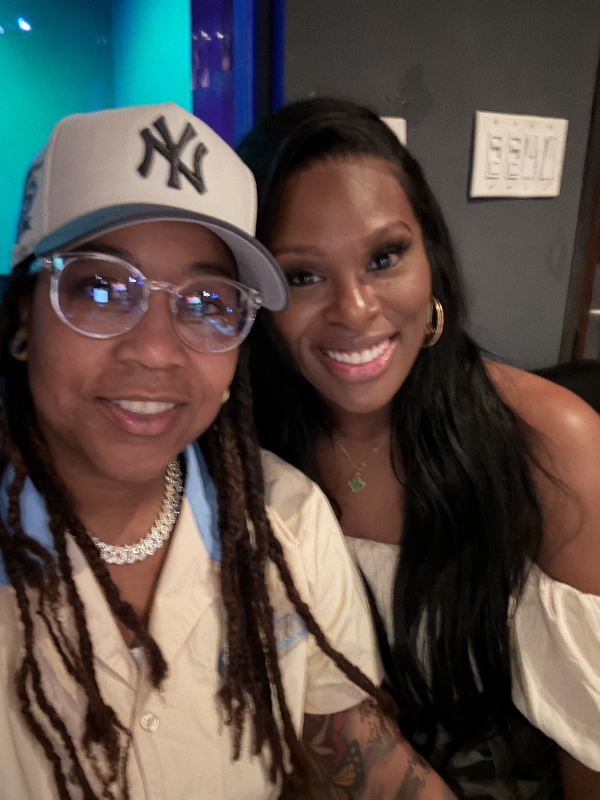 Terica and Brandy on a night out